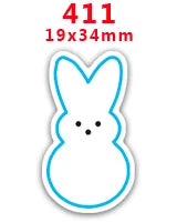 Easter Flatback Resin for DIY, Planar Resin Crafts, Custom, Phone Decorations, PR41, 10 Pcs