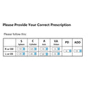 Photochromic Blue Light Blocking Glasses Lenses 1.56 1.61 1.67 Aspherical Myopia Hyperopia Optical Prescription Glasses Lens UV