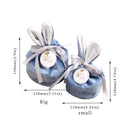Cloth Easter Bags Cute Bunny Gift Packing Bags Wholesale Rabbit Chocolate Candy Bags Wedding Birthday Party Decoration 2025 New