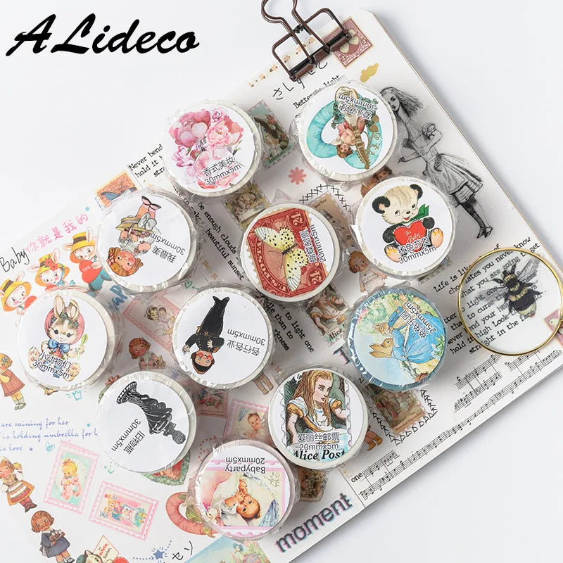 1pcs/1lot Washi Masking Tapes Easter party animals Decorative Adhesive Scrapbooking DIY Paper Japanese Stickers 5M