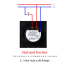 Touch Switch Smart Home Light Switch Wall Interruptor 1 Gang 1 Way Wifi Light Switch EU Standard Work with Alexa Google Home