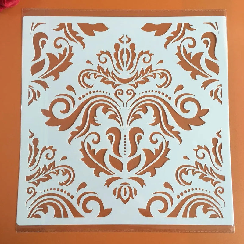 30 * 30cm size diy craft mandala mold for painting stencils stamped photo album embossed paper card on wood,fabric wall stencil