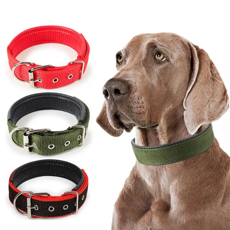 Pet Collars Dog Cat Collar Adjustable Soft Nylon Necklace Durable Personalized Puppy Collars for Small Medium Large Dogs Cats