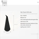 Bedside light wall lamp modern Simplicity peacock Lamps bedroom living room aisle corridor hotel wall light AC220V