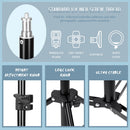 37/68/100/150/200CM Selfie Light Tripod 1/4 Screw Head Photography Portable Stand Trepied Smartphone For Mini Photo Studio
