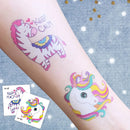 Cartoon Fantasy Animal Tattoo Stickers for Kids Funny Temporary Tattoos Transfer Stickers Children Boys Girls Birthday Gifts Toy