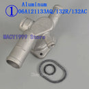 Aluminium alloy Cooling Coolant Hose Connector Supercharger Pipe fit For Golf MK4 Bettle A3 S3 TT Seat Leon 1.6 1.8T