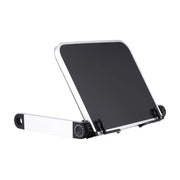Foldable Reading Book Holder Bookcase Stand for Cookbook PC 360 Degree Adjustable Support Desk Organizer