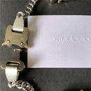 2020 ALYX 4 Buckle Halsketten Herren Damen 1017 ALYX 9SM Halskette Edelstahl Abnehmbar Dual-Use Made In Austria 1:1 Version