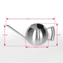 1L Stainless Steel Watering Pot Gardening Potted Small Watering Can With Handle For Watering Plants Flower Garden Tool