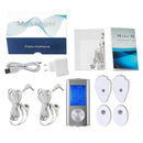 TENS EMS Unit 8 Modes Digital Palm Device Best Pain Relief Machine for Neck Back Lumbar Muscle Stimulator Therapy Body Massager