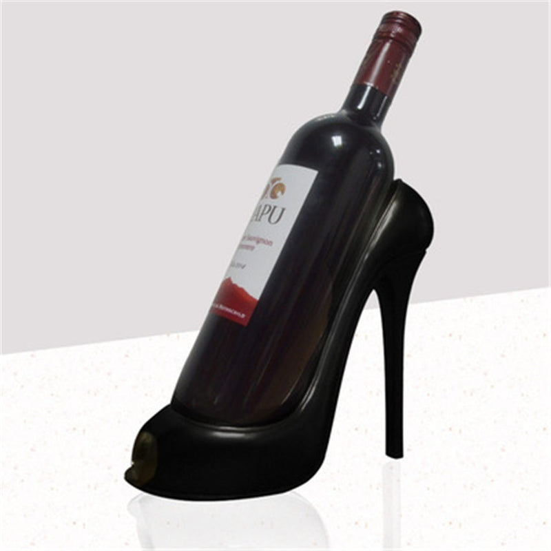 High Heel Shoe Wine Rack Wine Bottle Holder Stylish Rack Gift Basket Accessory Home Kitchen Bar Tools Red Wine Storage Holder