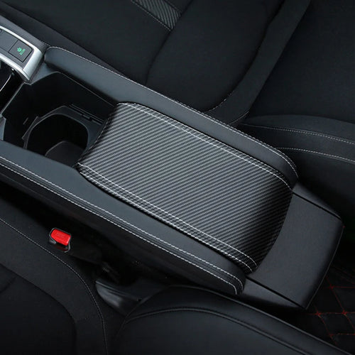 Für Honda Civic 10. Generation 2016 2017 3-teilige Auto Mittelarmlehne Mikrofaser-Lederbezug