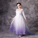 Girl's Princess Frozen Snow Queen Elsa Party Cosplay Costume Dress
