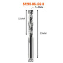 Compression milling cutter woodwork UP &amp; DOWN Cut Two Flutes Spiral Carbide Milling Tool CNC Router Wood End Mill Cutter Bits