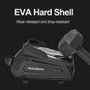 ROCKBROS 6.8 Inch Phone Bag Rainproof 1.7L Bicycle Bag Touch Screen Cycling Hard Shell Bag MTB Road Bike Phone Bag Accessories
