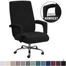 Elastischer Bürostuhlbezug Modern Schmutzabweisend Chefsessel Gaming-Stuhl Rotierender Sesselbezug Verdickte Armlehnenhusse