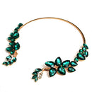 Neu eingetroffen: Hochwertige Strass-Choker-Halsketten, modische, farbenfrohe Kristall-Halsketten, Schmuck-Accessoires für Damen
