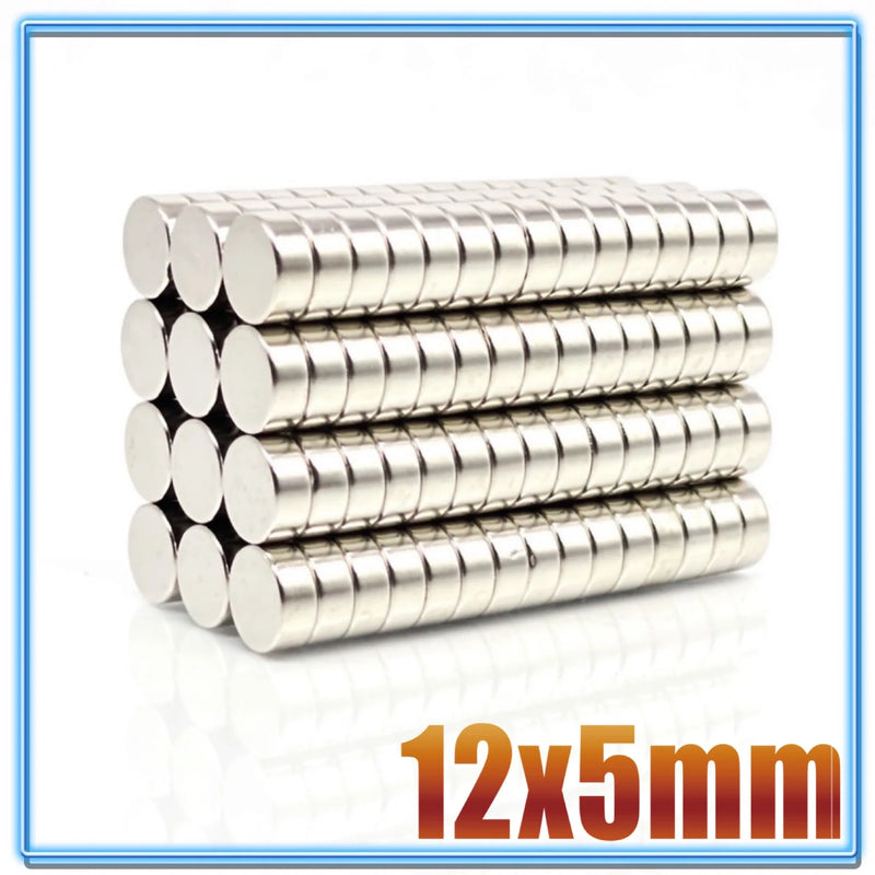 12x5 12x6mm Super Powerful Strong Bulk Round NdFeB Neodymium Disc Magnets Dia 12mm x 5mm N35 Rare Earth Magnet 12*5 12*6