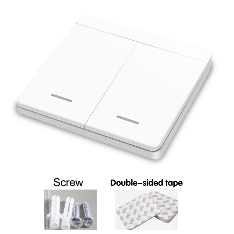 WIFI Mini switch Tuya Smart Life APP Push Button Light Switch RF 433Mhz Wall Panel DIY Relay Module Timer Google Home Alexa