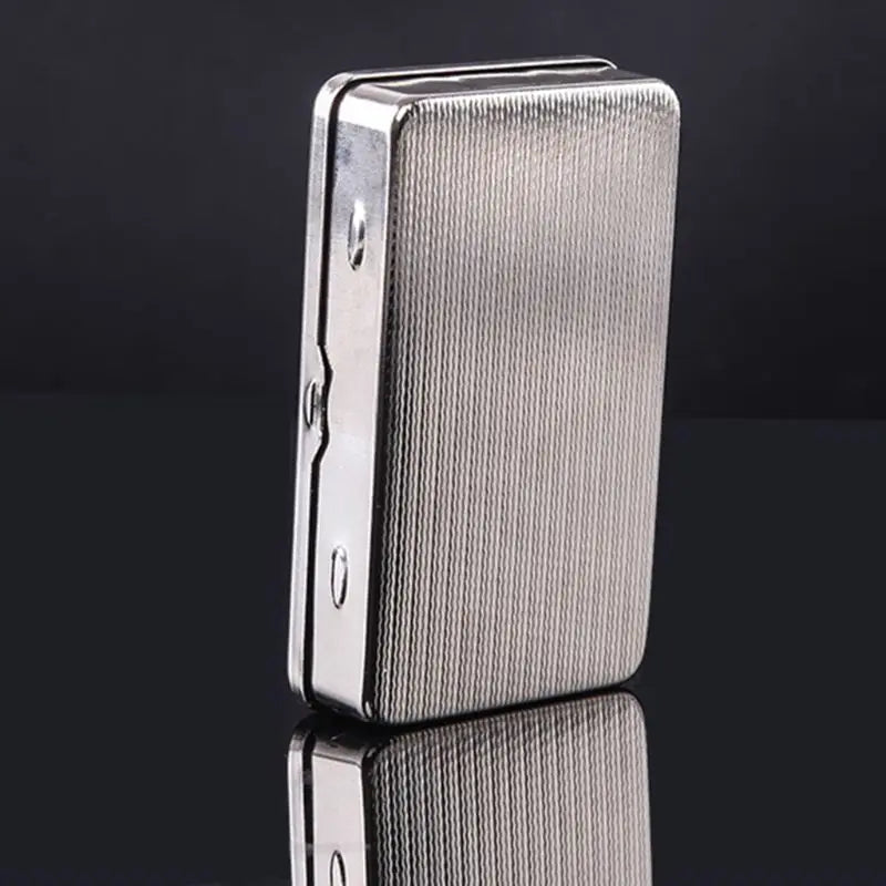 2021 New Thin American Eagle Metal Cigarette Case Boxes Automatic Cigarette Tobacco Case Drop Shipping