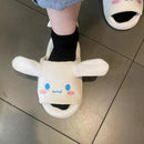 Sanrio Kawaii Cinnamoroll Slippers That Move Ears Anime Cartoon Cute Spring Summer Autumn Winter Slippers Home Slippers