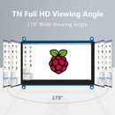Raspberry Pi Touchscreen Monitor 7 inch HDMI Screen Display 1024x600 Compatible with  AIDA Ras Pi 4 3B+ 3B 2B BB Black Banana Pi