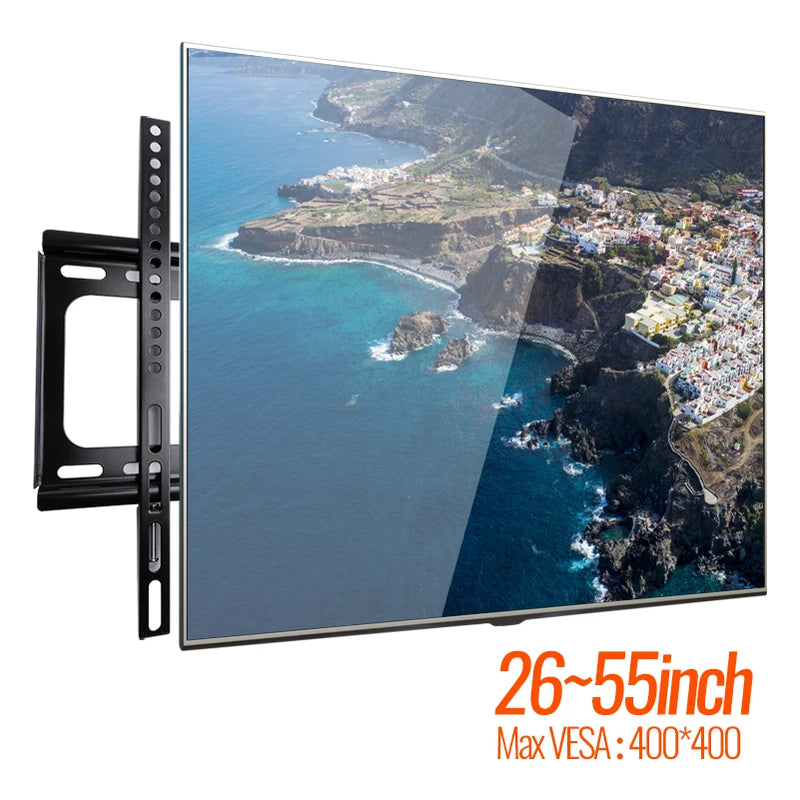 Universal TV Wall Mount Bracket for Most 26-55 Inch LED Plasma TV Mount up to VESA 400x400mm and 110 LBS Loading Capacity