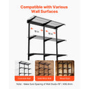 The Vertical Arsenal | Heavy-Duty 3-Tier Wall-Mounted Steel Garage Shelving
