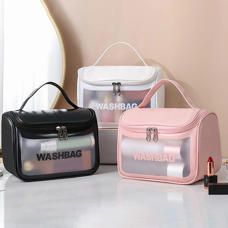 Ins Style Multifunctional Cosmetic Bag for Women Wash Bag Portable Waterproof Swimming Bag Home Travel Storage Bag Case 2022