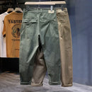 Men Baggy Straight Leg Harem Pants Stretch Loose Fit Fashion Men's Clothing Full Length Trousers Trendy New Man Kpop Casual