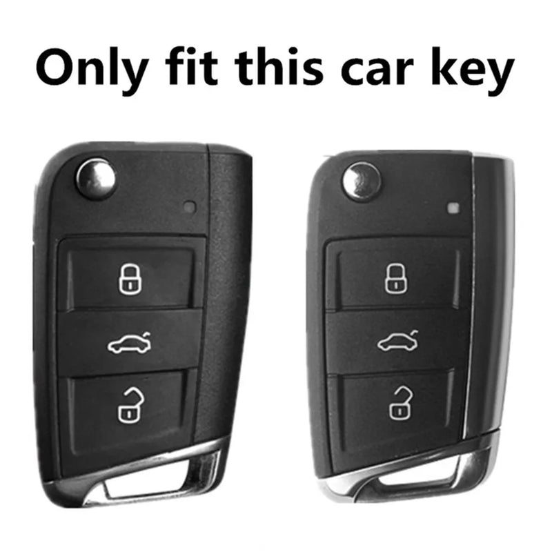 2021 New Soft TPU Car Key Case Cover For Volkswagen VW Golf 7 MK7 Tiguan mk2 for Skoda Octavia A7 Kodiaq 2017 2018 2019