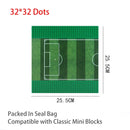 City Street View Road BasePlate Building Blocks 32*32 Dots Blocks DIY Toys Parking Lot Football Basketball Court Mini Bricks