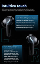 Choice Lenovo XT53 Earphone Wireless Bluetooth 5.4 Headphones Low Latency Gaming Headset Noise Reduction LED Display Earbuds New