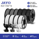 JAYO PLA PLUS Transparente 3D Printer Filament 1.75mm 1.1KG/Rolls 3D Printing Materials for 100% No Bubble &FDM 3D Pen DIY Gift