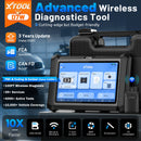 XTOOL D7W D7 BT Bluetooth Diagnostic Tool All System Car Automotive Scanner ECU Coding Bidirectional 39 Resets CANFD DOIP FCA