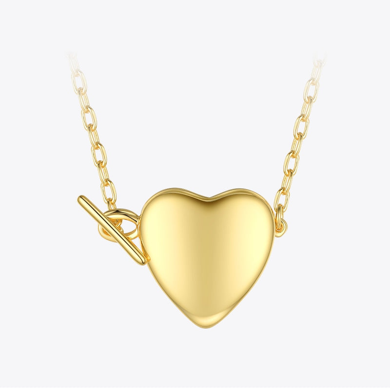 ENFASHION Heart Locket Pendant Necklace Women Gold Color Openable Photo Frame Choker Necklace Fashion Femme Jewelry P193056