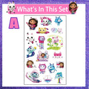 New Gabby Dollhouse Cats Birthday Party Decoration Balloon Pink Cartoon Tableware Backdrop Baby Shower Kids Girls Party Supplies