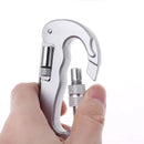 Multifunctional Outdoor Folding Tool Carabiner Hiking Camping Saw Knife Hanging Hook Buckle Karabiner