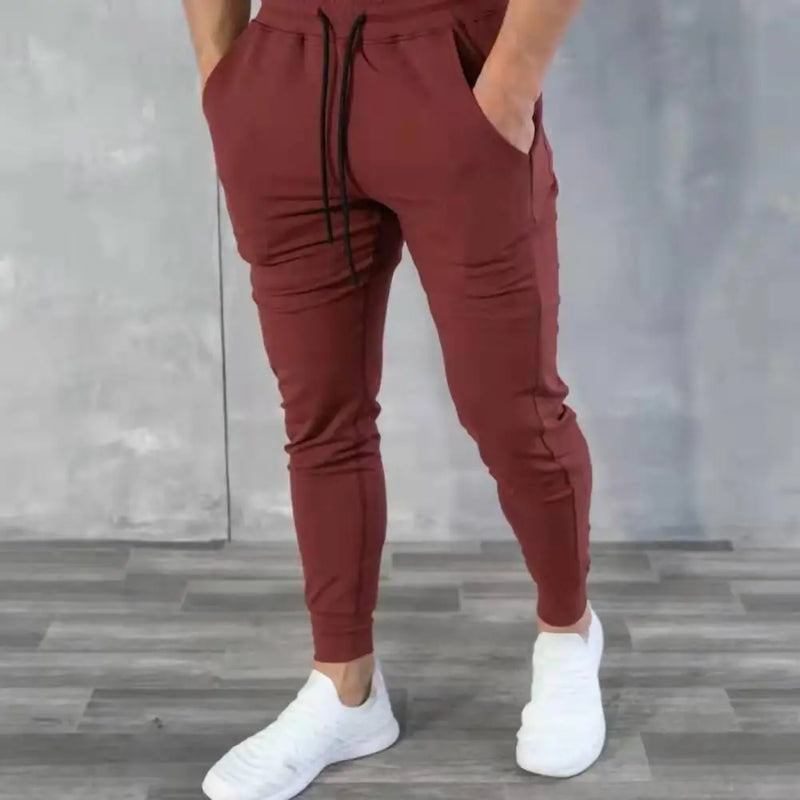 Autumn Joggers Sweatpants Men Casual Pants Gym Fitness Cotton Sportswear Trousers Bottoms Male Bodybuilding Training Trackpants