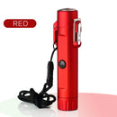 Arc Usb Lighter Camping Outdoor Survival Plasma Lighter With Flashlight Compass Survival Lighters Waterproof And Windproof