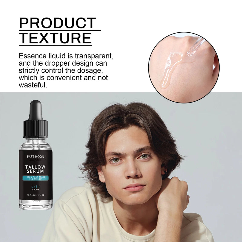 Tallow Serum Improve Skin Tone Anti Wrinkle and Firming Skin Elastic Moisturizing Transparent Herbal Facial Skin Care Essences