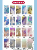 SUPER VISION Mica Layered Color Watercolor 10 color 8ml set Mermaid Coast Artist Full Color Pearl Tube paint