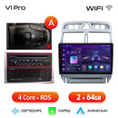 Junsun AI Wireless CarPlay for Apple Android Auto Car Radio For Peugeot 307 307CC 307SW 2002-2013 GPS Multimedia RDS WiFi Stereo