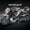 800+Pcs High-tech Classic Motorbike Building Model Blocks City Road Racer Bricks Moto Christmas Gifts Toys for Kid Boys Adult