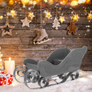 Outdoor Deko Weihnachtsschlitten Exquisites Ornament Verzierung Süßigkeitenständer Schlitten Weihnachten Zart Rosa Mini Desktop