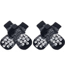 4Pcs/set Anti Slip Dog Socks with Straps Traction Control for Indoor on Hardwood Floor Wear Pet Paw Protector for Small Dogs Pet