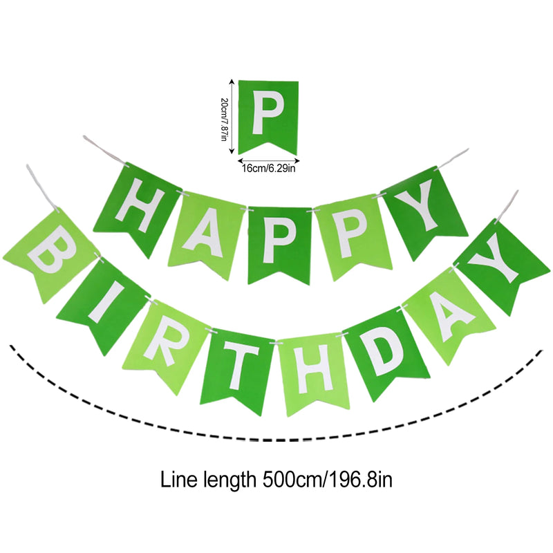 1pcs Set 16 4ft Macaron Paper Card For Birthday Party Happy Birthday Sign Happy Birthday Banner Birthday Decorations