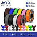 JAYO PLA PLUS Transparente 3D Printer Filament 1.75mm 1.1KG/Rolls 3D Printing Materials for 100% No Bubble &FDM 3D Pen DIY Gift