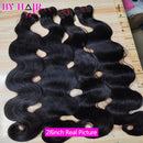 BY 18 20 22 Zoll 16A Double Drawn Body Wave Echthaar-Bundles, rohes, unbehandeltes vietnamesisches Echthaar, voll und dick, Haarverlängerungen für Frauen